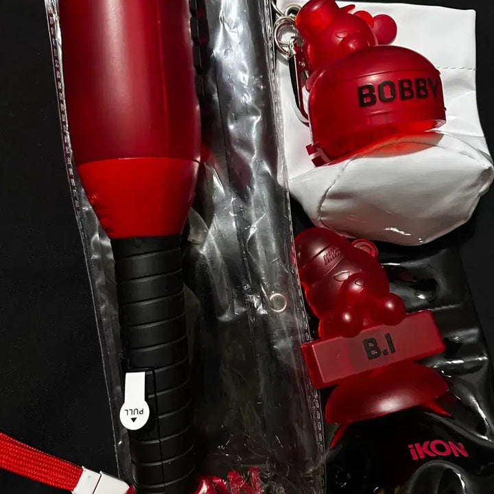 [BUNJANG] iKON KRUNK B.I Bobby Head Lightstick Set / iKON 아이콘 응원봉 + KRUNK B.I Bobby 헤드
