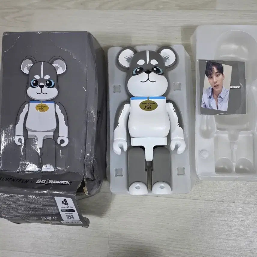 [BUNJANG] Be@rbrick 400% Mingyu Version x SEVENTEEN Collaboration / 세븐틴과 콜라보레이션한 베어브릭 400% 민규 버전