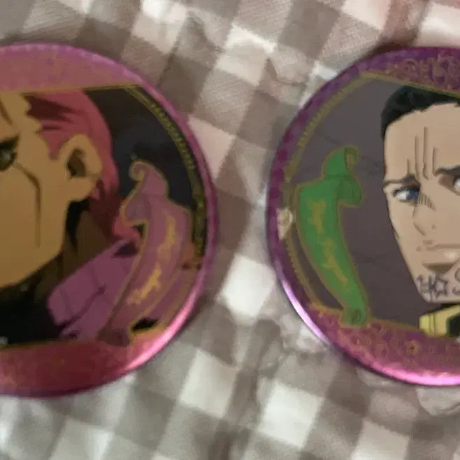[BUNJANG] Dio Brando Yuyu Can Badge Set / 죠죠 도피오 유야 캔뱃지