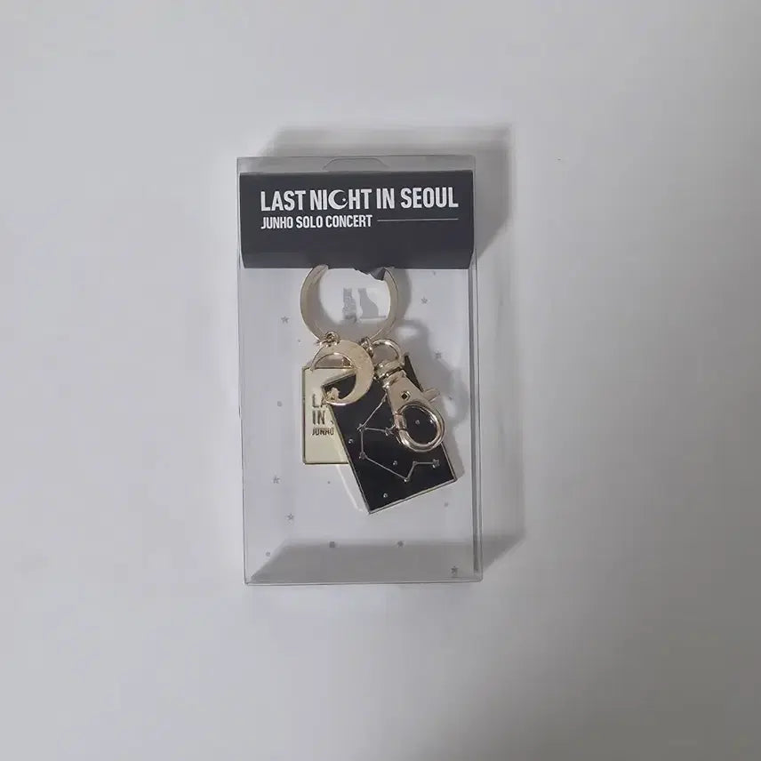 [BUNJANG] 2PM Junho LAST NIGHT IN SEOUL Keychain (Sealed) / 이준호 LAST NIGHT IN SEOUL 미개봉 키링