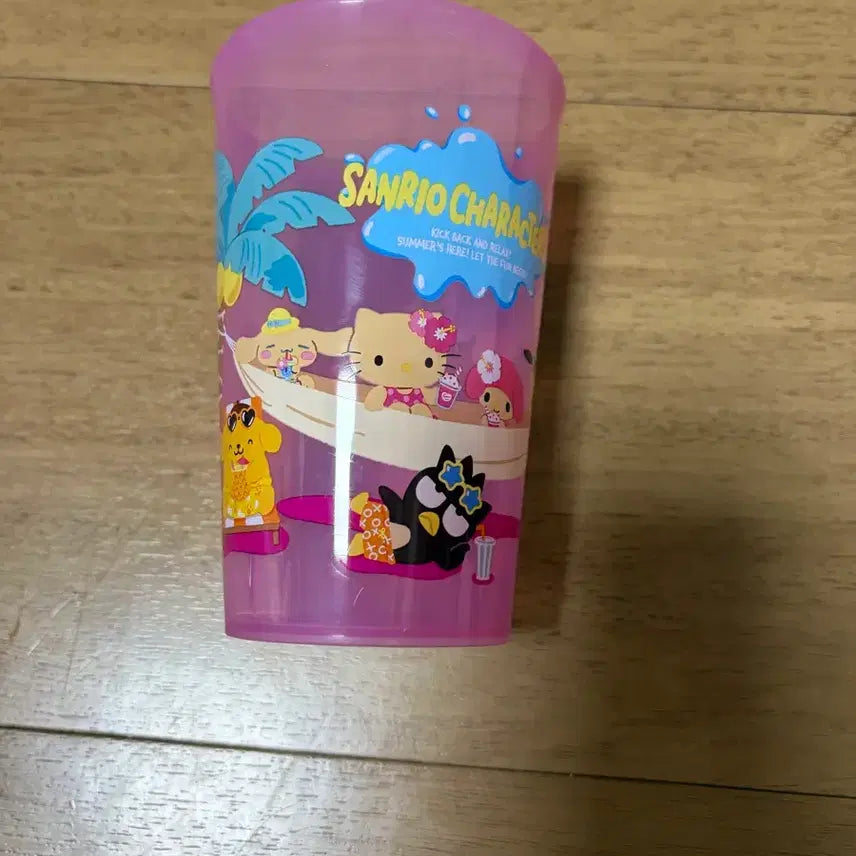 [BUNJANG] Sanrio Tanning Series Plastic Cup / 산리오 태닝시리즈 플라스틱컵 판매