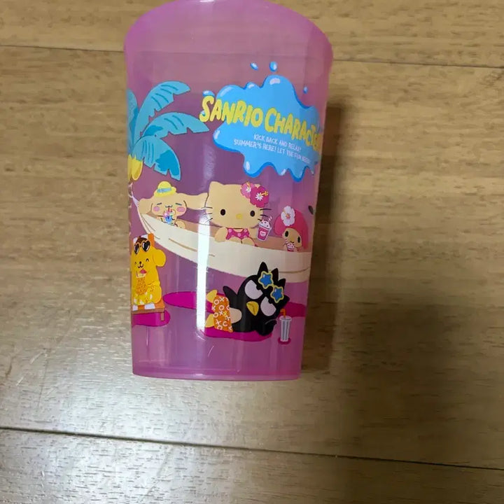 [BUNJANG] Sanrio Tanning Series Plastic Cup / 산리오 태닝시리즈 플라스틱컵 판매