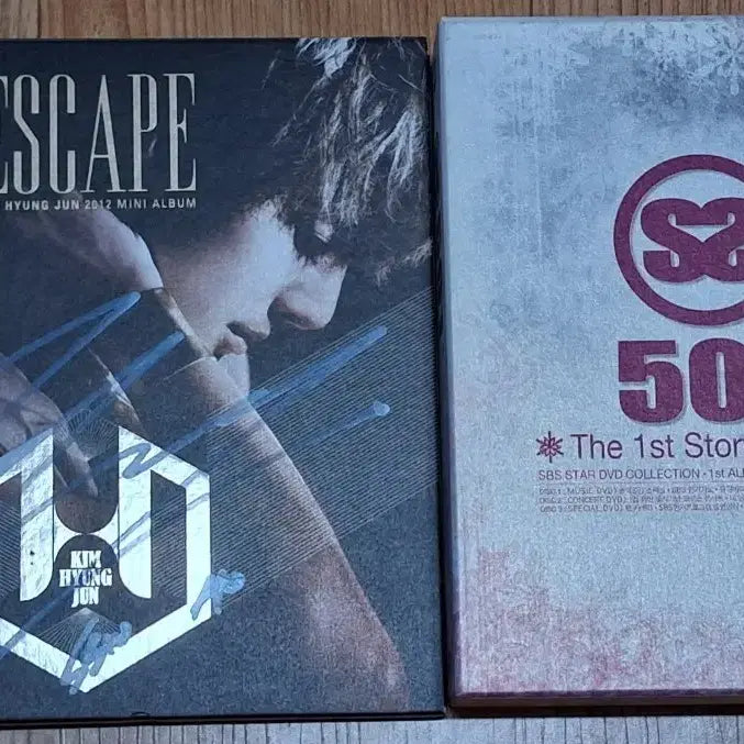 [BUNJANG] Kim Hyung Jun Escape Mini Album + SS501 The 1st Story DVD / 김형준 Escape 미니앨범 + SS501 DVD