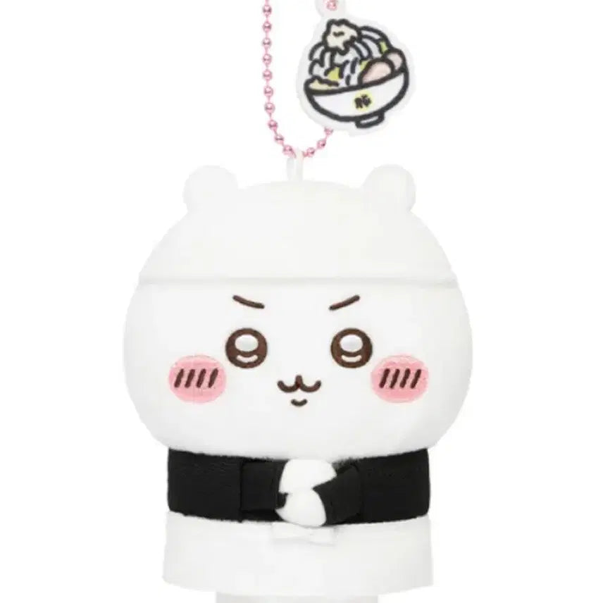 [BUNJANG] Chiikawa Ramen Mascot Doll Keychain / 치이카와 라멘 마스코트 인형 키링