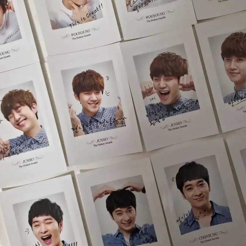 [BUNJANG] 2PM The Hottest Awards Fan Meeting Official Goods Photo Sticker Set / 2PM 2013 The hottest 어워즈 팬미팅 공식굿즈 포토스티커