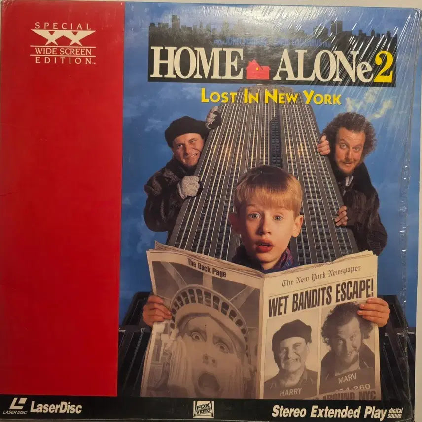 [BUNJANG] Home Alone 2 LaserDisc (LD) - Rare Wide Screen Edition / 희귀 나 홀로 집에2 레이저 디스크 LD Home Alone 2