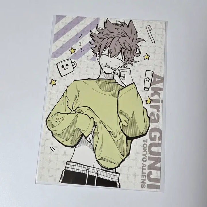 [BUNJANG] Tokyo Aliens Gunji Akira Official Postcard / 도쿄 에일리언즈 군지 아키라 공식 엽서