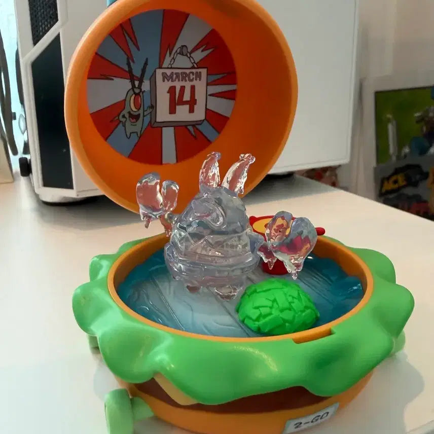 [BUNJANG] Pop Mart SpongeBob SquarePants Mr. Krabs Krabby Patty Burger / 팝마트 스폰지밥 집게사장 게살버거 크래비 패티 햄버거