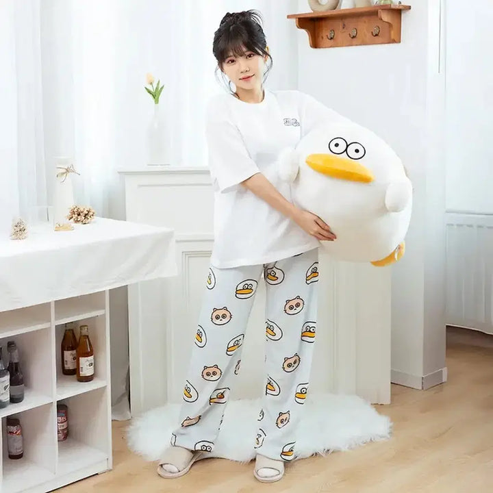 [BUNJANG] Woojunging Odungi Collaboration Kkugu Pajamas / 우정잉 오둥이 콜라보 꾸꾸 수면바지