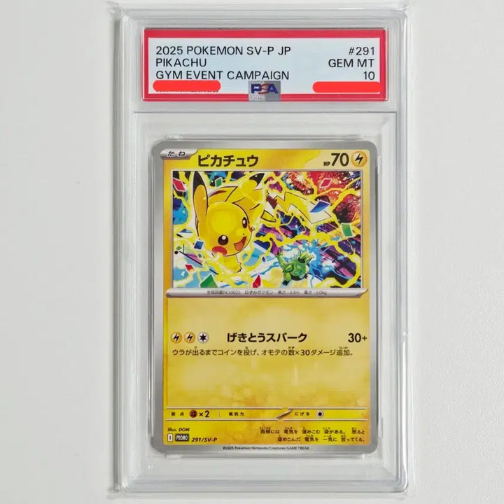 [BUNJANG] Pokemon Card Pikachu Promo Japanese PSA 10 Graded / 포켓몬카드 피카츄 프로모 일판 [PSA 10등급]