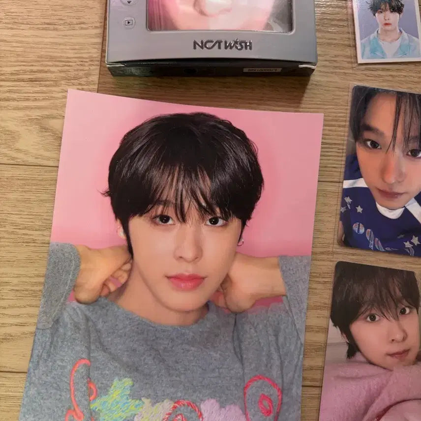 [BUNJANG] NCT WISH Riku Bundle Set Photocard and Other Merchandise / 일괄)nct wish리쿠 포카 증명사진 엔시티 위시 공차 위드뮤 팝팝