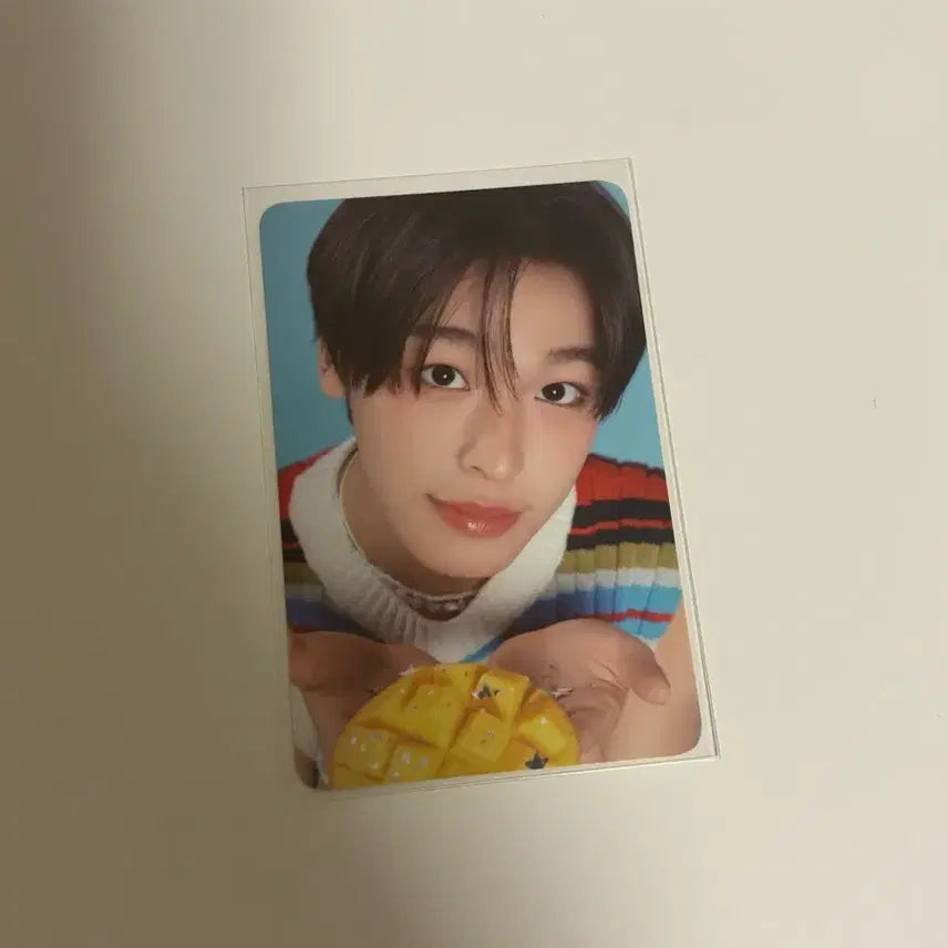 [BUNJANG] NCT WISH Riku Lucky Draw Charm Photocard Cup Holder / 엔시티 위시 리쿠 메가커피 부적포카 컵홀더