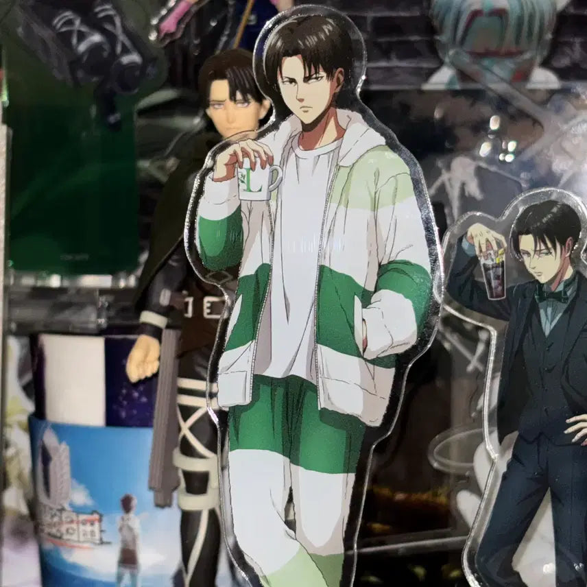 [BUNJANG] Attack on Titan Levi Pajama Acrylic Stand / 진격의거인 진격거 리바이 파자마 아크릴스탠드 판매