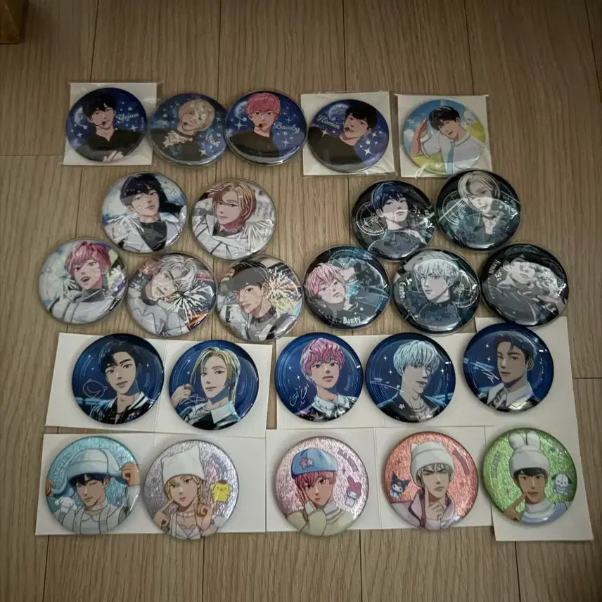 [BUNJANG] PLAVE Badge Bundle Set (Waiting, Yookyeo, Dash, Kon, Ppoo) / PLAVE 플레이브 뱃지 일괄 양도 (기다릴게, 육여, 대쉬, 콘, 뿌)