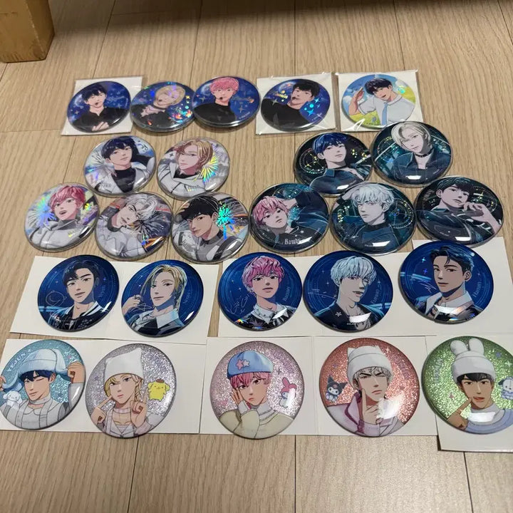 [BUNJANG] PLAVE Badge Bundle Set (Waiting, Yookyeo, Dash, Kon, Ppoo) / PLAVE 플레이브 뱃지 일괄 양도 (기다릴게, 육여, 대쉬, 콘, 뿌)