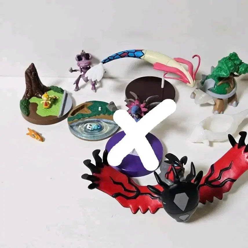 [BUNJANG] Pokemon 3D Diorama Figure Milotic &amp; Torterra (Partial Resin Replica) / 최종할인,택포7만5천,희귀품)1:40 포켓몬스터 입체도감 피규어 밀로틱 유영,토대부기 및 기타(일부 레진복제)