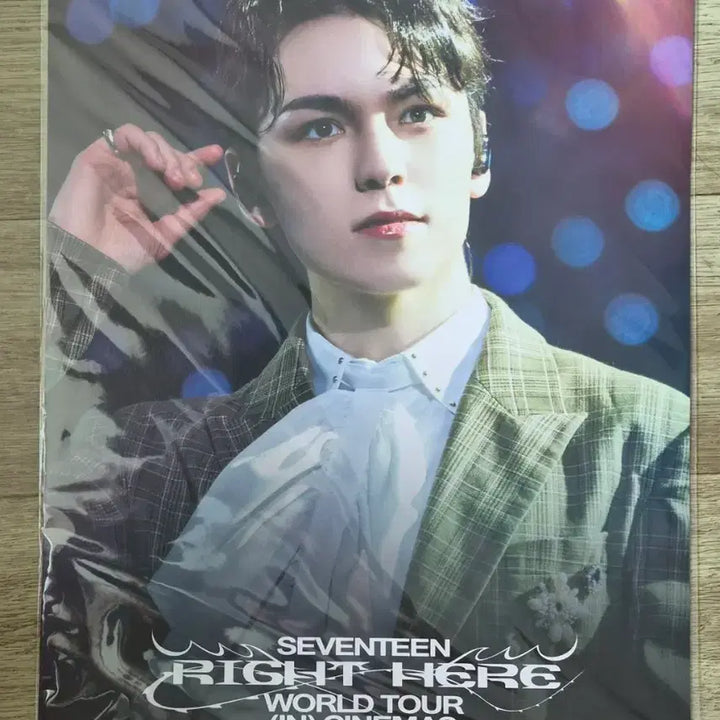 [BUNJANG] SEVENTEEN Right Here Movie 1st Week Special Poster (Vernon) / [특전/새상품] 세븐틴 라잇히어 영화 1주차 특전 포스터 (버논)