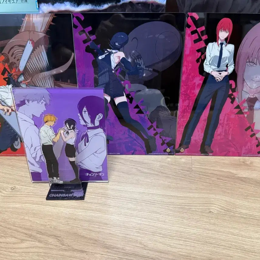 [BUNJANG] Chainsaw Man Acrylic Board Stand Bundle Set / 체인소맨 아크릴보드 스탠드 일괄