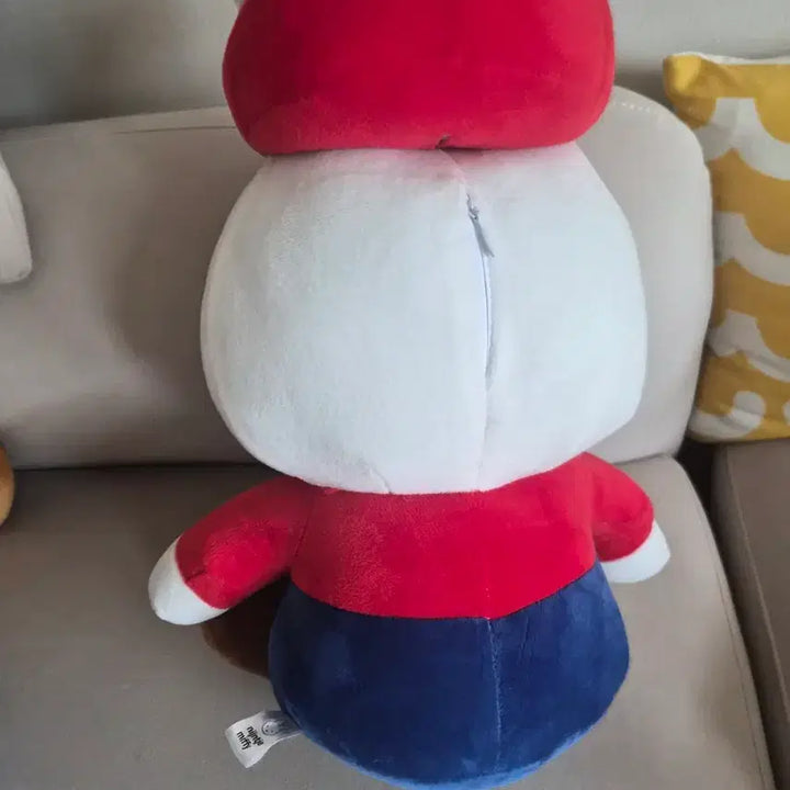 [BUNJANG] Miffy Mario Costume Medium Plush Doll / 미피 마리오 코스튬 중형 인형