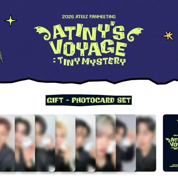 [BUNJANG] ATEEZ ATINY Zone Fanmeeting Photocard Set / 에이티즈 ATEEZ 팬미팅 에이티니존 포카set