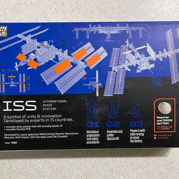 [BUNJANG] Geek Club International Space Station (ISS) Electronic DIY Kit / 긱클럽 국제우주정거장 ISS 전자 DIY 키트 Geek club international space station
