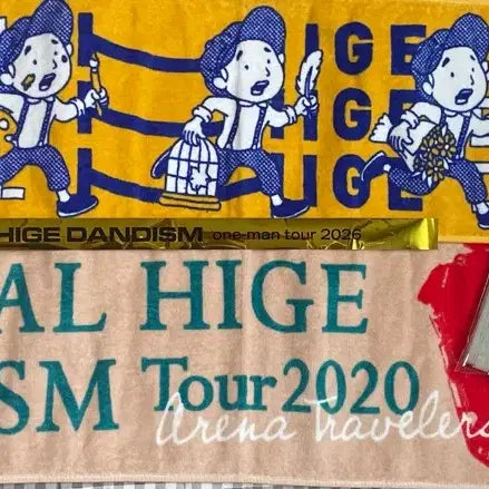 [BUNJANG] Official Hige Dandism Towel Bundle Set (3 Types) / 히게단 타올 3종 일괄