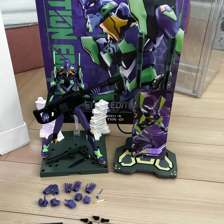 [BUNJANG] Blocky Evangelion Unit-01 Model Kit Action Edition / 블로키 에바 초호기 1호기 프라모델 액션 에디션