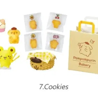[BUNJANG] Sanrio Pompompurin Bakery Cookie Set Miniature Figure / 폼폼푸린 베이커리 리멘트 쿠키