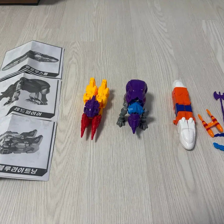 [BUNJANG] Classic Transformation Model Kit 3 Types / 고전 변신 프라모델 3종