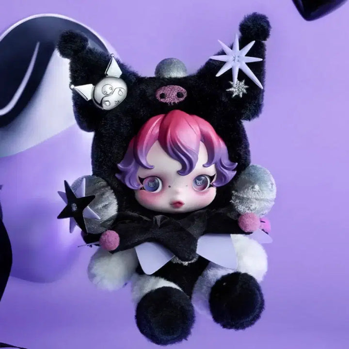 [BUNJANG] Popmart Skullpanda Kuromi Keyring Doll / [당일발송] 팝마트 스컬판다 쿠로미 키링 인형 새상품