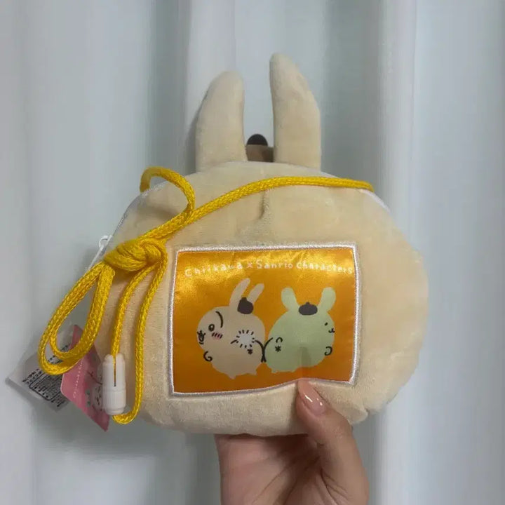 [BUNJANG] Chiikawa x Sanrio Collaboration Usagi Pompompurin Pouch Bag / 치이카와 산리오 콜라보 우사기 폼폼푸린 포셰트 가방