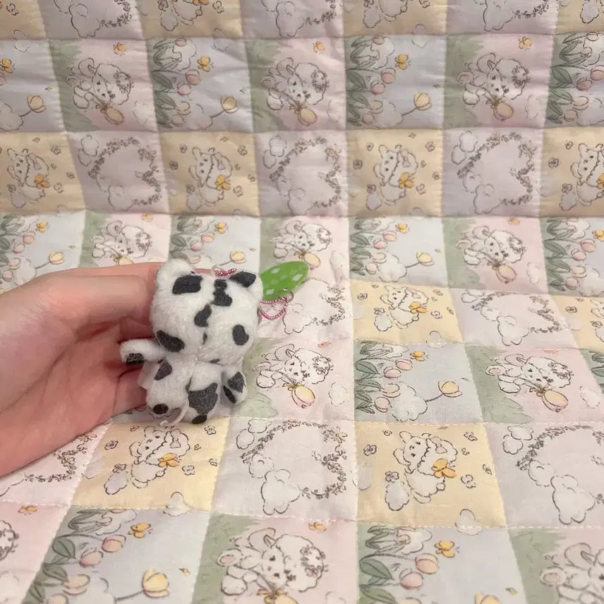 [BUNJANG] San-X Chocomi Rilakkuma Cow Plush / 고전 산엑스 쪼꼬미 젖소 코리락쿠마 인형