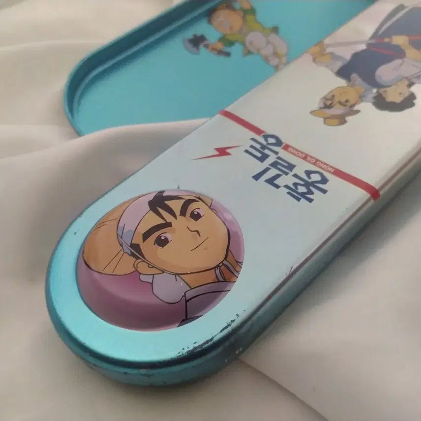 [BUNJANG] 1996 Hong Gildong Classic Metal Pencil Case / 1996년 홍길동 고전 철제필통 / 빈티지 문구 레트로 인테리어소품
