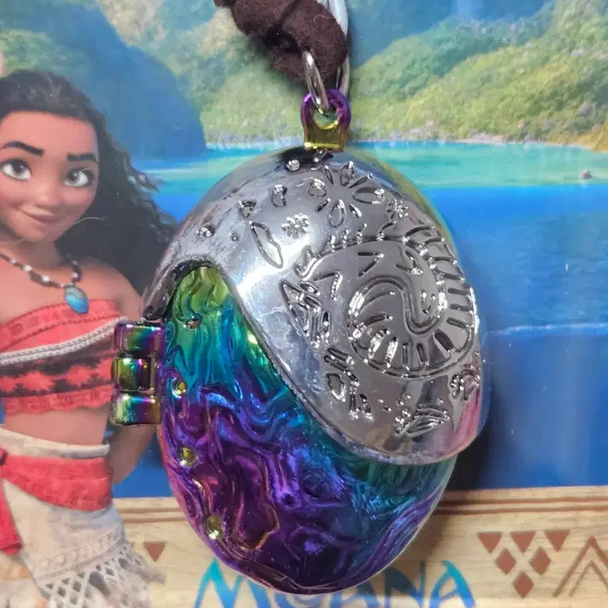 [BUNJANG] CGV Moana Heart Necklace Keychain / CGV 모아나 심장 목걸이 키링