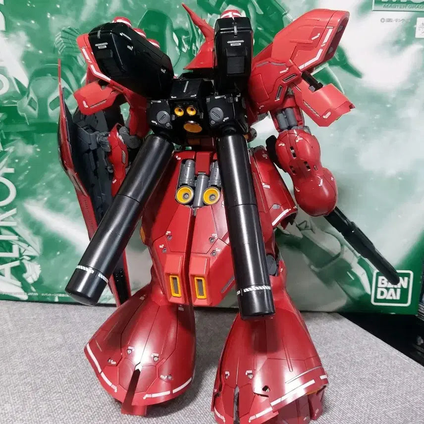 [BUNJANG] Bandai MG Sazabi Ver.Ka + DELPI Decal Completed Model / 반다이 MG 사자비 버카 + 델피데칼 완성품 팝니다