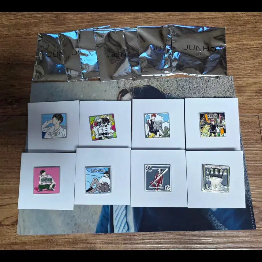 [BUNJANG] 2PM Junho Solo 10th Anniversary Badge Set / 2pm 이준호 솔로10주년  기념뱃지 드볼세트