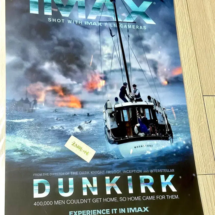 [BUNJANG] Dunkirk 2017 IMAX Release Poster (A3) / [2017초희귀한정판]영화 크리스토퍼놀란 감독의 덩케르크 원개봉 아이맥스 포스터(A3)