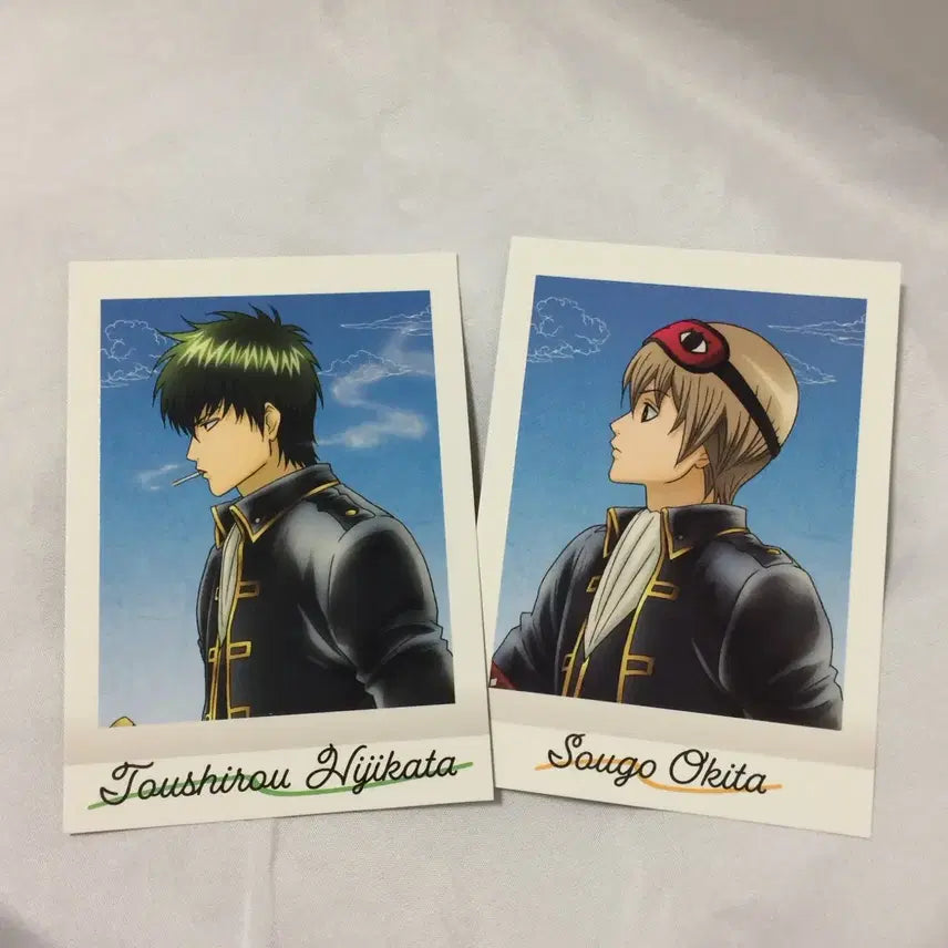 [BUNJANG] Gintama Hijikata &amp; Okita Set Clear Cards / 일괄) 은혼 파샤코레 히지카타 소고