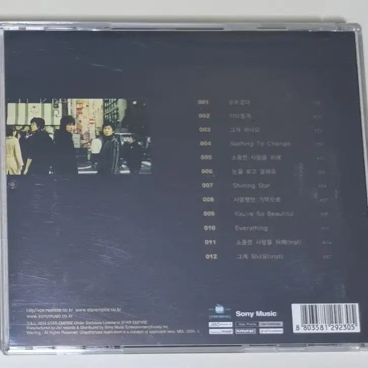 [BUNJANG] V.O.S The Real 1st Album (Unsealed CD) / V.O.S 1집 THE REAL (개봉 CD) 눈을 보고 말해요, 소중한 사람을 위해