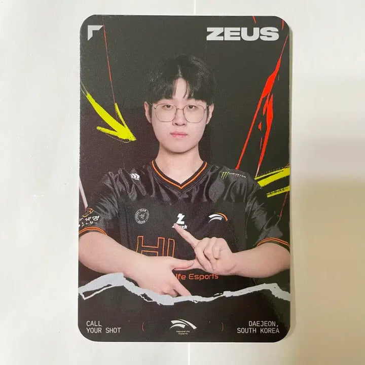 [BUNJANG] HLE Zeus Photocard / MSI 한화생명 HLE 제우스 Zeus 포토카드