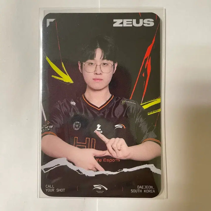 [BUNJANG] HLE Zeus Photocard / MSI 한화생명 HLE 제우스 Zeus 포토카드