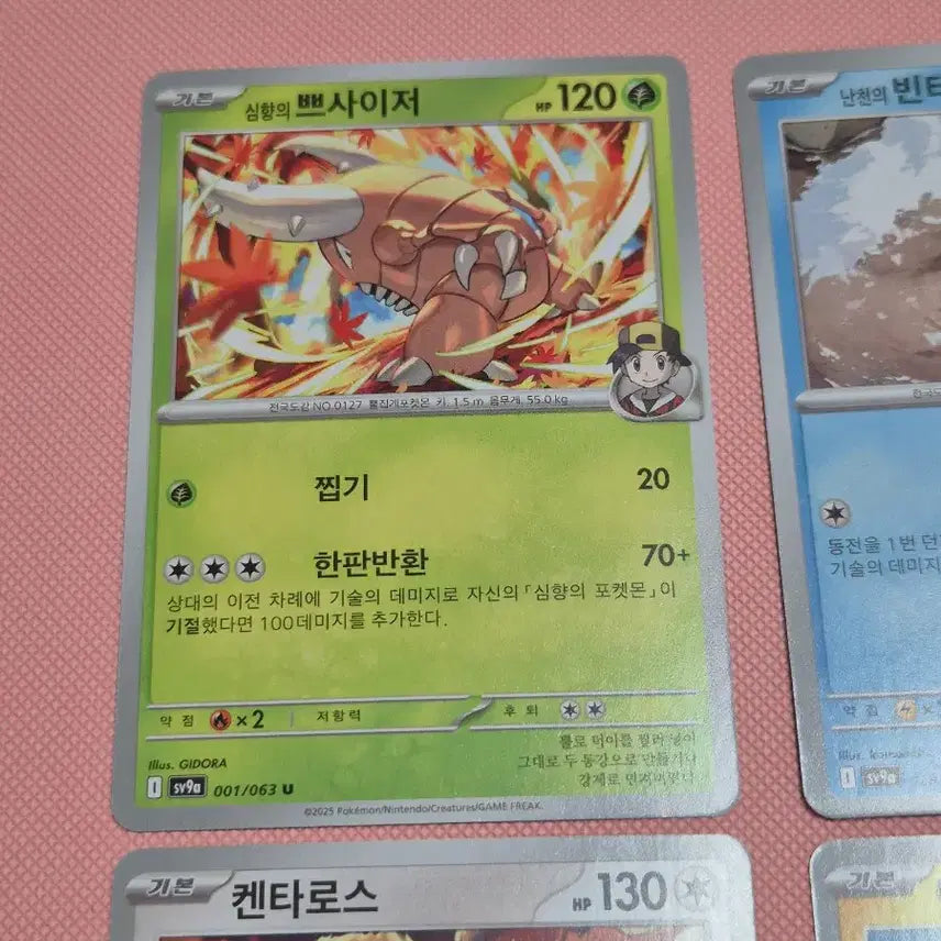 [BUNJANG] Pokemon Card Bundle: Sceptile / Tauros / Mismagius / Gengar / 포켓몬 카드 심향의 쁘사이저 / 켄타로스 / 난천의 빈티나 / 에레브