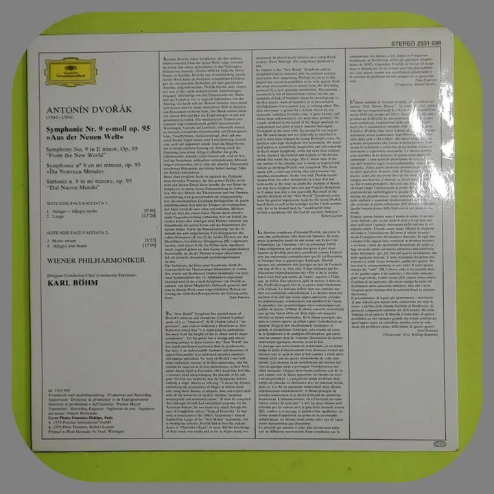 [BUNJANG] Schubert Symphony No. 8 &