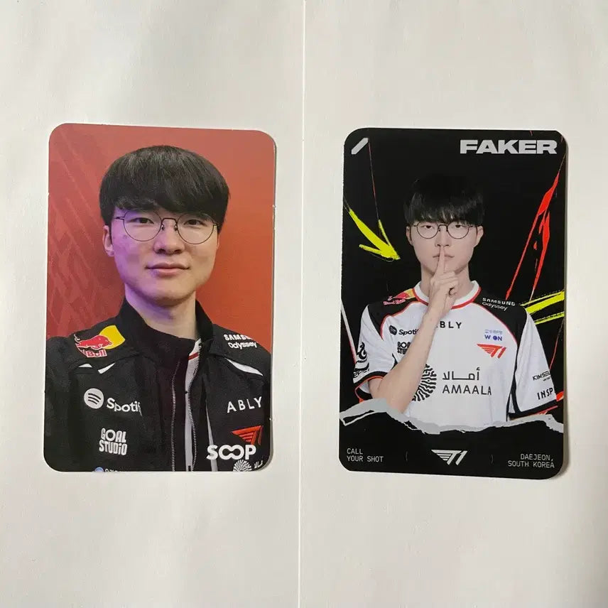 [BUNJANG] T1 Faker Photocard Set / MSI 티원 T1 페이커 Faker 포카