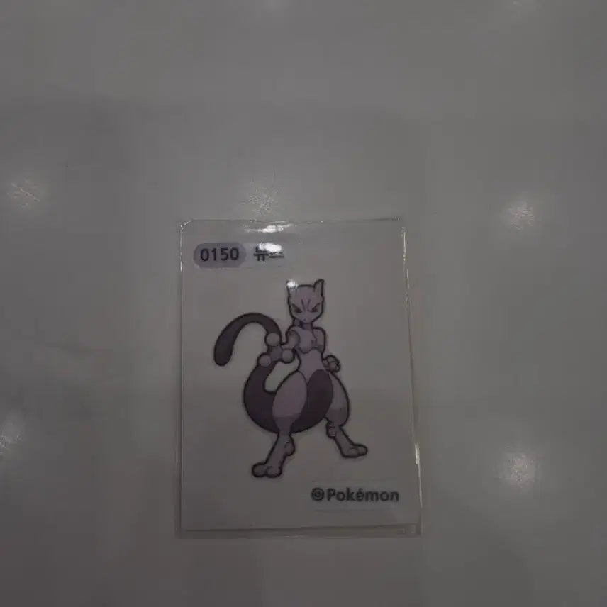[BUNJANG] Pokemon Mewtwo Sticker 0150 / 포켓몬 뮤츠 0150 스티커