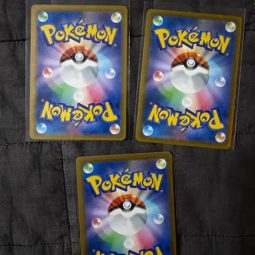 [BUNJANG] Japanese Pokemon Card Pikachu Album Set (3 Cards) / 일판 포켓몬카드 피카츄 앨범용 3장