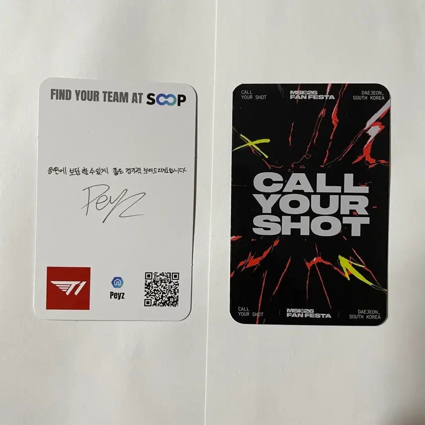 [BUNJANG] T1 Feyz MSI Fan Festa Photocard Set / MSI 티원 T1 페이즈 Peyz 포카