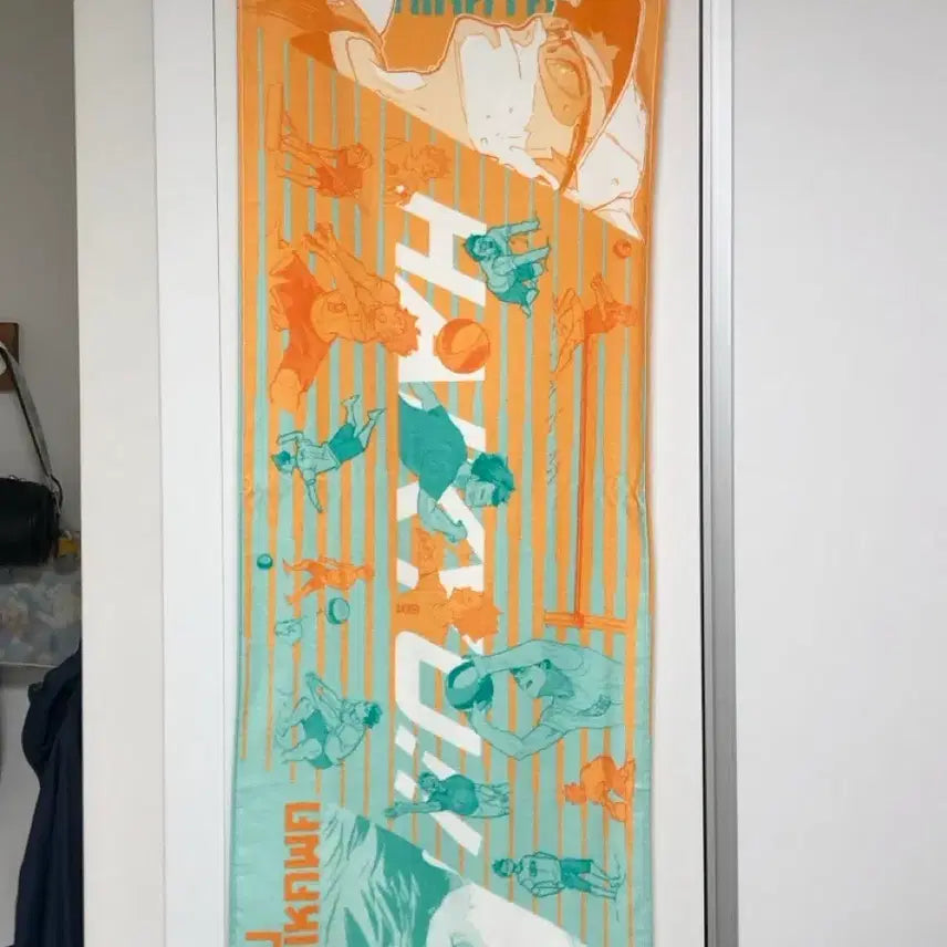 [BUNJANG] Haikyu!! Shueisha Jump Shop Hinata &amp; Oikawa Brazil Towel / 하이큐 슈에이샤 점프샵 히나타 오이카와 브라질 타올 타월