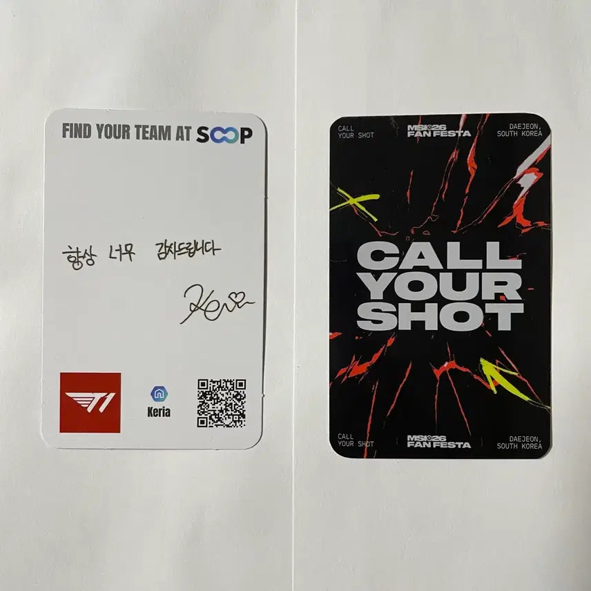 [BUNJANG] T1 Keria Photocard Set / MSI 티원 T1 케리아 Keria 포카