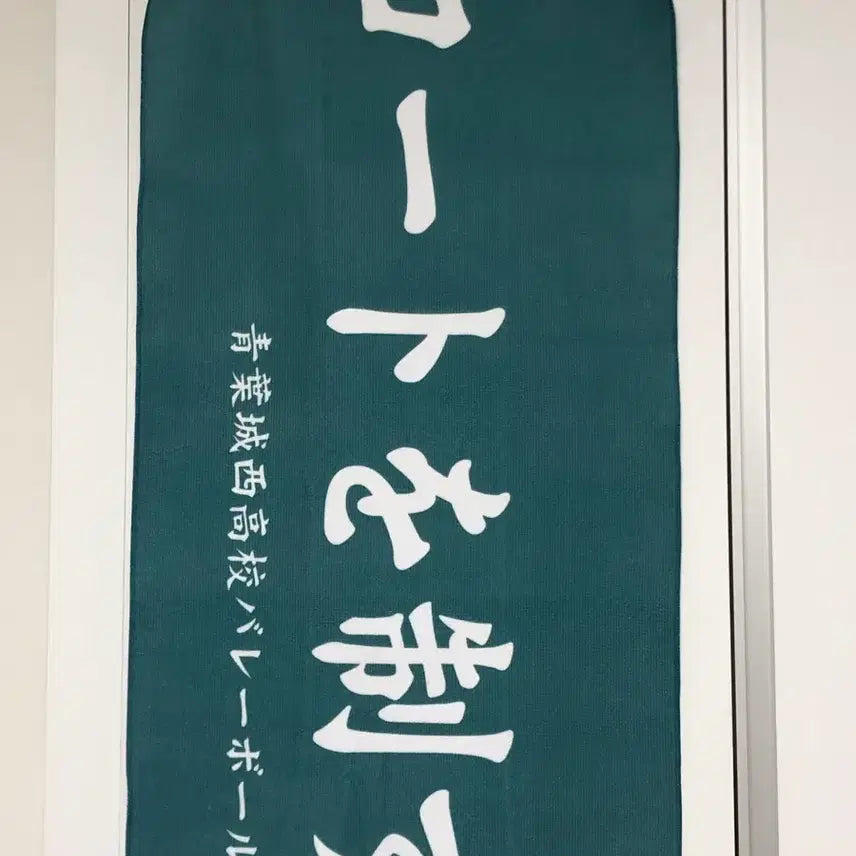 [BUNJANG] Haikyuu!! Aoba Johsai Seijo Banner Slogan Towel / 하이큐 아오바죠사이 세이죠 현수막 슬로건 응원타올 타월